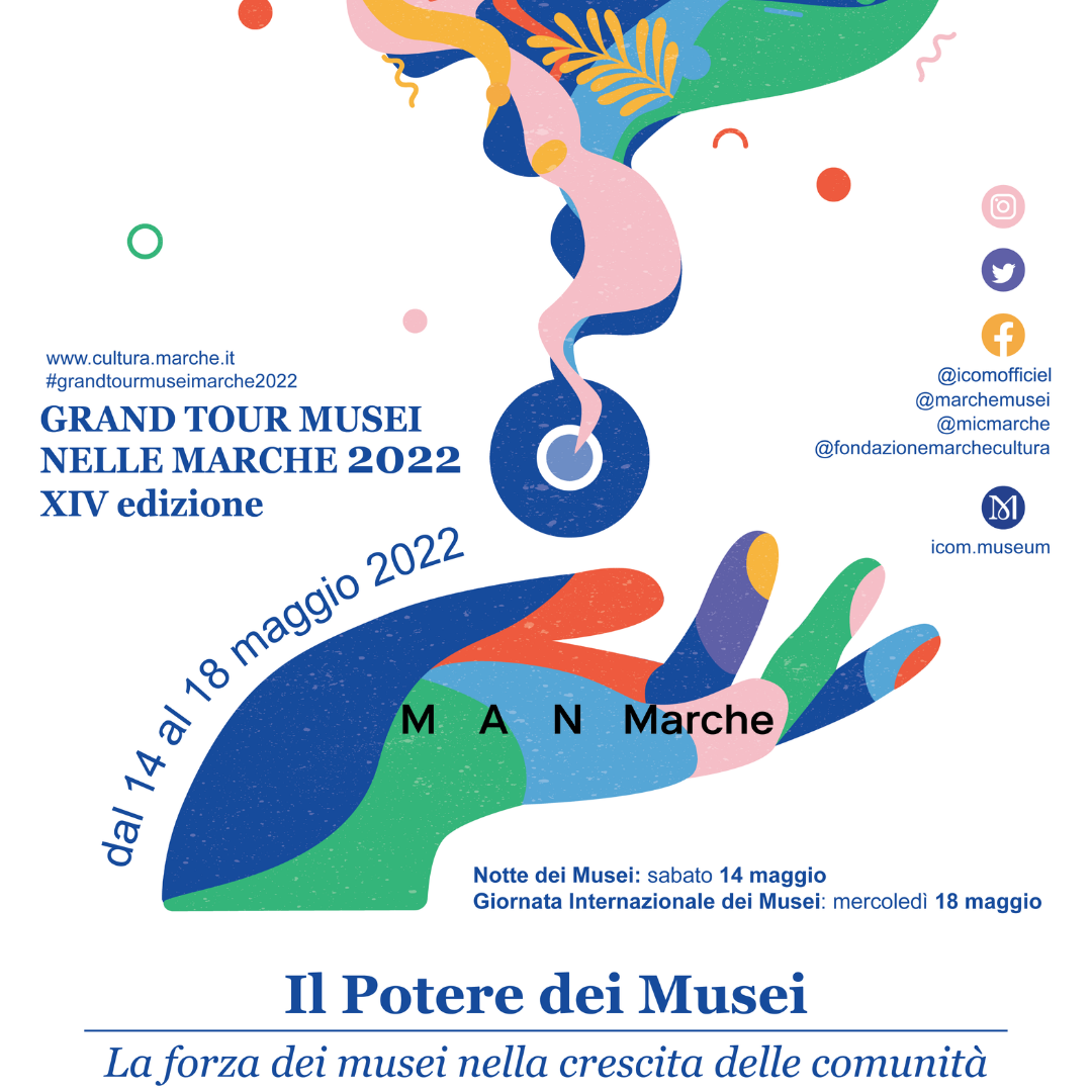Museo Archeologico Nazionale delle Marche – dal 14 al 18 maggio 2022  Grand Tour Musei nelle Marche 2022  Notte dei Musei e Giornata Internazionale dei Musei
